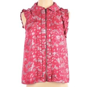 Marc by Marc Jacobs Pink Silk Sleeveless Blouse